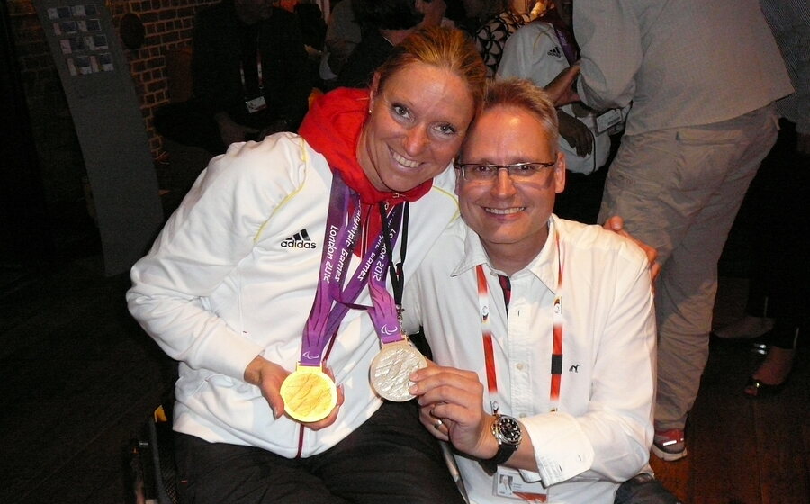 Winfried Schröter mit Kirsten Bruhn