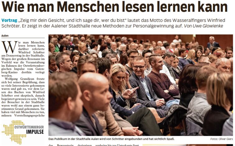Zeitungsartikel: Wie man Menschen lesen lernen kann